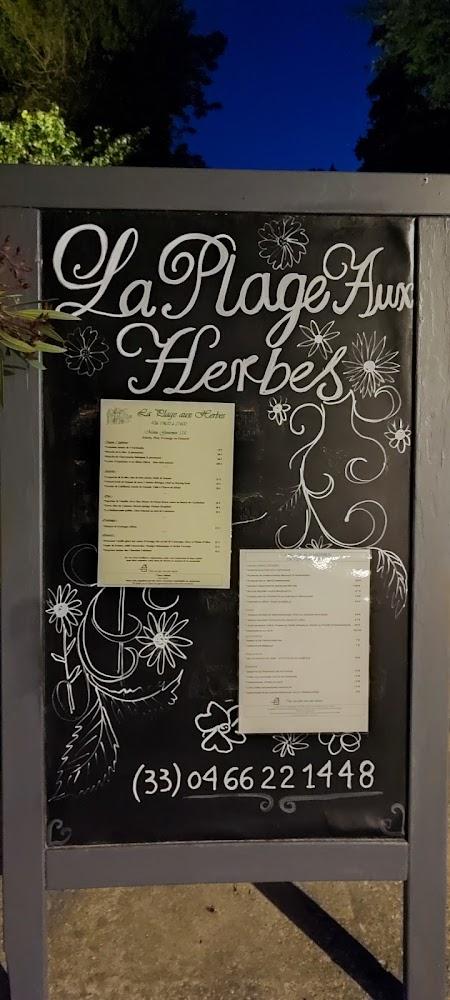 La Plage aux Herbes - Menu Image 3